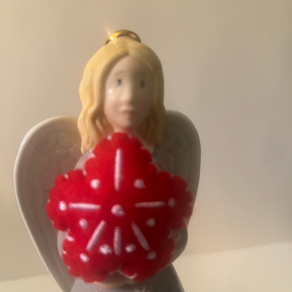 Festive Folk Light-Up Angel Figurine - Picture 4 of 8